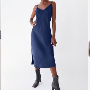 Only Slip Midi Dress NWT